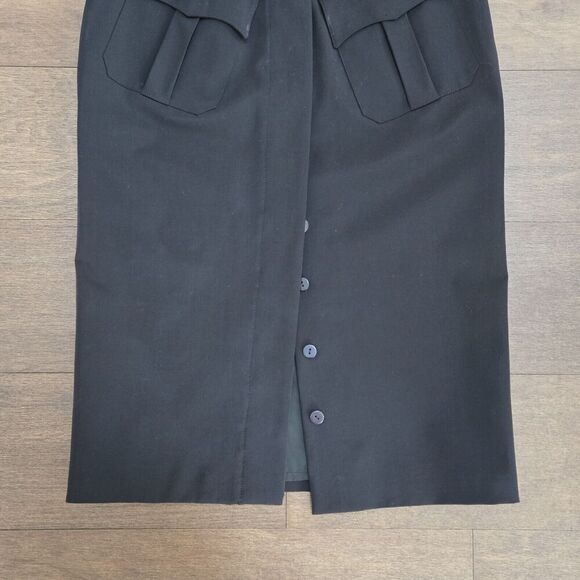 Rare Vintage Jean Paul Gaultier Black High Waist Tulip Skirt Size 40 US size 6 - Picture 3 of 11